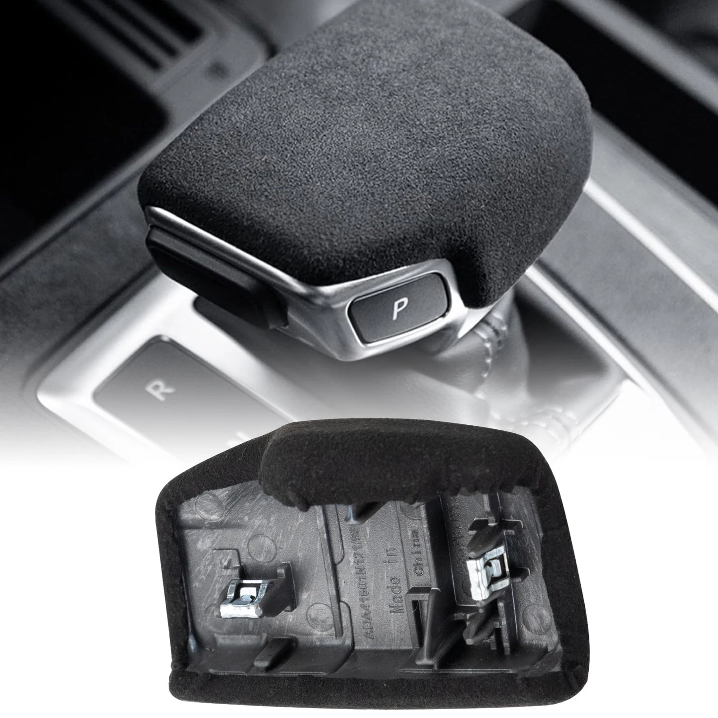 B9 Gear Knob Cover Seude